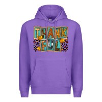 Purple thankful Premium Hoodie - FaDigitalArtStudio