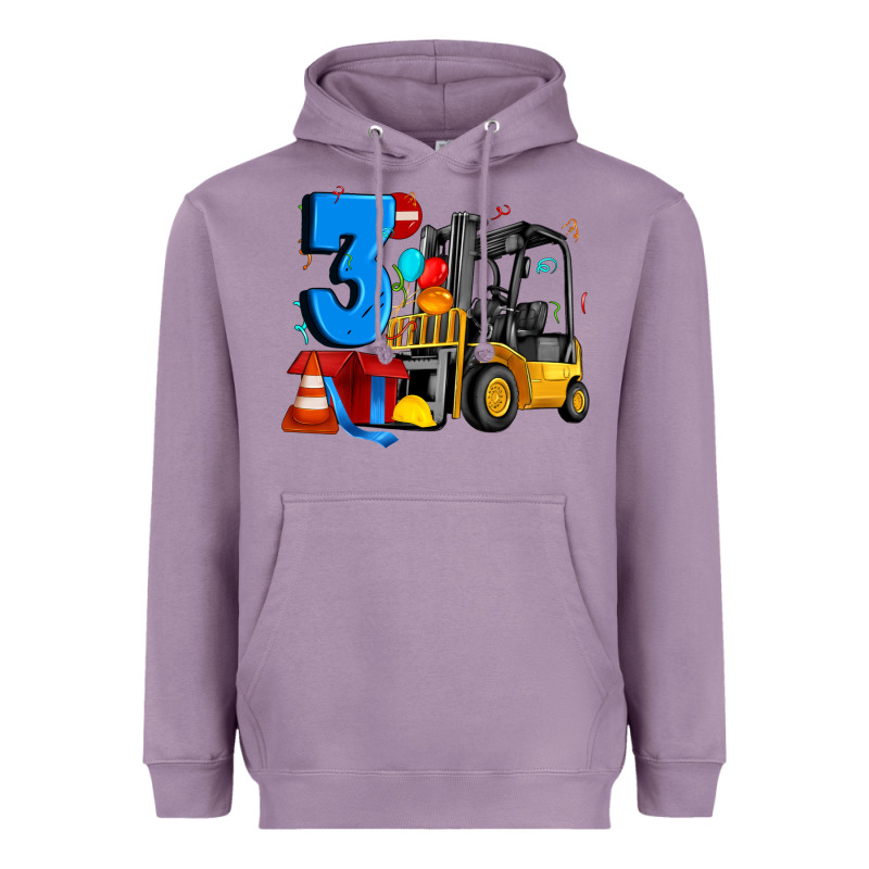 Forklift Birthday Three Heavyweight Hoodie by Artiststas | Teevron