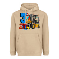Mushroom forklift birthday three Heavyweight Hoodie - Artiststas