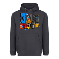Smoke forklift birthday three Heavyweight Hoodie - Artiststas