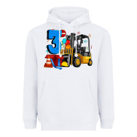 White forklift birthday three Heavyweight Hoodie - Artiststas