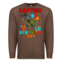 Chestnut brother of the birthday boy t rex Premium Sweatshirt - Artiststas