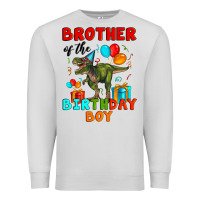 Dove Grey brother of the birthday boy t rex Premium Sweatshirt - Artiststas