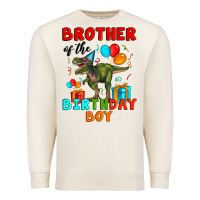 Sandshell brother of the birthday boy t rex Premium Sweatshirt - Artiststas