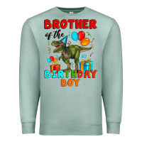 Seafoam brother of the birthday boy t rex Premium Sweatshirt - Artiststas