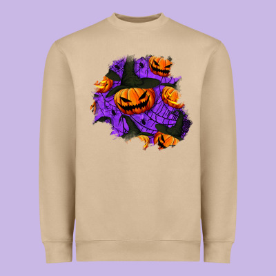 Halloween Pumpkin Patch  1 Heavyweight Sweatshirt Designed By Bundleandbundleshop