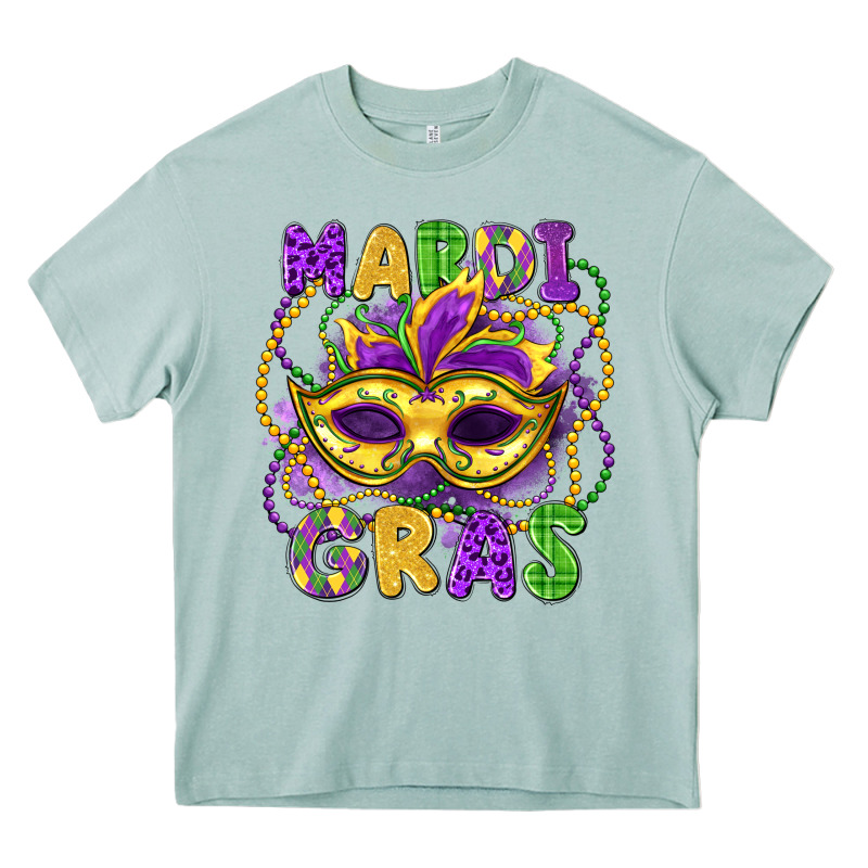 Mardi Gras Mask Heavy Core Tee by LillyAllenDesigns | Teevron