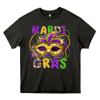 Asphalt mardi gras mask Heavy Core Tee - LillyAllenDesigns