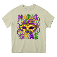 Mossy mardi gras mask Heavy Core Tee - LillyAllenDesigns