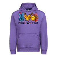 Tulip peace love  softball Urban Hoodie - AdoDesignShop