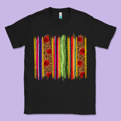 Mexico Serape Brushstroke Classic Tee Designed By Texasbilliewilder