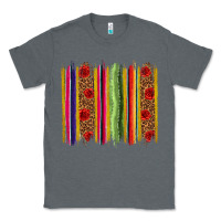 Charcoal Heather Mexico Serape Brushstroke Classic Tee - texasbilliewilder