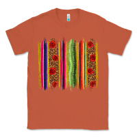 Copper Mexico Serape Brushstroke Classic Tee - texasbilliewilder