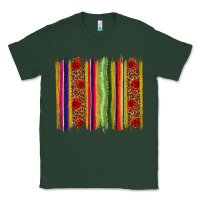 Sports Green Mexico Serape Brushstroke Classic Tee - texasbilliewilder
