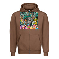 Chestnut easter Zipper Hoodie - CowhideDigitalArt