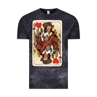 Cloud Black Queen Of Hearts Cowgirl Vintage Tee - HowdyJamesFarm