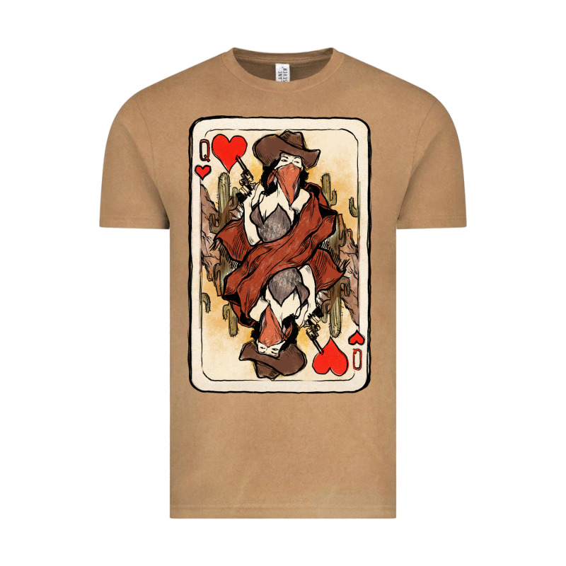 Queen Of Hearts Cowgirl Vintage Tee by HowdyJamesFarm | Teevron