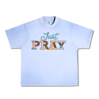 Grape Ice Just Pray Urban Heavy Tee - JahusDesignShop