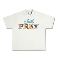 Pistachio Just Pray Urban Heavy Tee - JahusDesignShop