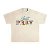 Sandshell Just Pray Urban Heavy Tee - JahusDesignShop