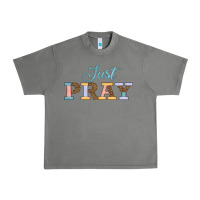Tornado Just Pray Urban Heavy Tee - JahusDesignShop