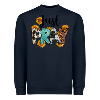 Navy Just Pray Heavyweight Sweatshirt - FaDigitalArtStudio