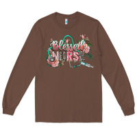 Chestnut Blessed Nurse Long Sleeve Tee - CowGirlArtShop