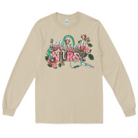 Mushroom Blessed Nurse Long Sleeve Tee - CowGirlArtShop