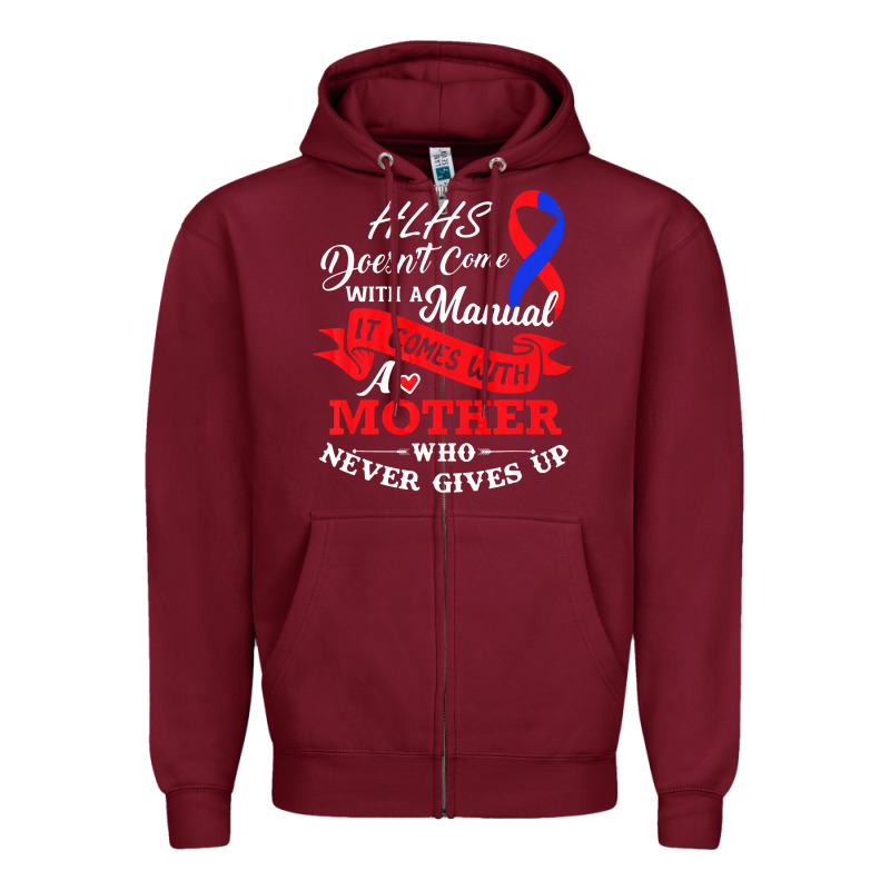 Hlhs Awareness Support Shirt Awesome Gift For Awesome Family Zipper Hoodie by minhPixels | Teevron