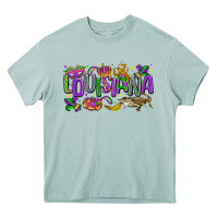 Arona louisiana mardi gras Heavy Core Tee - LillyAllenDesigns