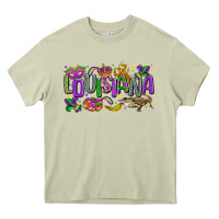Mossy louisiana mardi gras Heavy Core Tee - LillyAllenDesigns