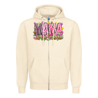 Sandshell mama all day everyday Zipper Hoodie - CowhideDigitalArt