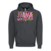 Smoke mama all day everyday Zipper Hoodie - CowhideDigitalArt