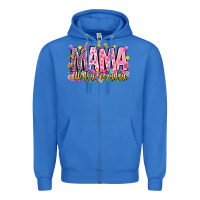 True Royal mama all day everyday Zipper Hoodie - CowhideDigitalArt