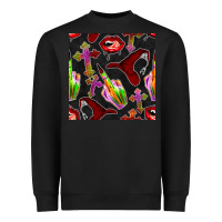 Black halloween bad witch seamless pattern Heavyweight Sweatshirt - BundleAndBundleShop