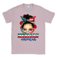 Lilac Mexican American Messy Bun Classic Tee - texasbilliewilder