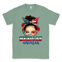 Sage Mexican American Messy Bun Classic Tee - texasbilliewilder