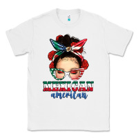 White Mexican American Messy Bun Classic Tee - texasbilliewilder