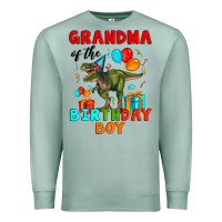 Seafoam grandma of the birthday boy t rex Premium Sweatshirt - Artiststas