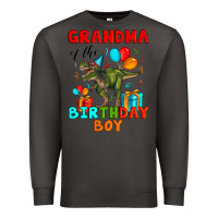 Smoke grandma of the birthday boy t rex Premium Sweatshirt - Artiststas