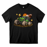 Black monster truck sports Heavy Core Tee - LillyAllenDesigns