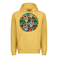 Antique Gold hispanic heritage month round earrings 4 Premium Hoodie - BundleAndBundleShop
