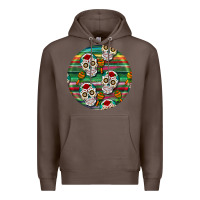 Coffee hispanic heritage month round earrings 4 Premium Hoodie - BundleAndBundleShop