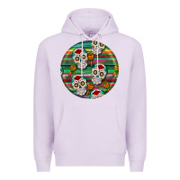 Lilac hispanic heritage month round earrings 4 Premium Hoodie - BundleAndBundleShop