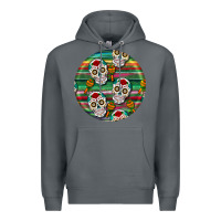 Rock hispanic heritage month round earrings 4 Premium Hoodie - BundleAndBundleShop