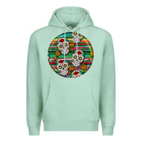 Seafoam hispanic heritage month round earrings 4 Premium Hoodie - BundleAndBundleShop