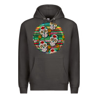Smoke hispanic heritage month round earrings 4 Premium Hoodie - BundleAndBundleShop