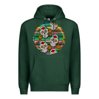 Sports Green hispanic heritage month round earrings 4 Premium Hoodie - BundleAndBundleShop