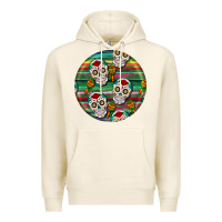 Tofu hispanic heritage month round earrings 4 Premium Hoodie - BundleAndBundleShop