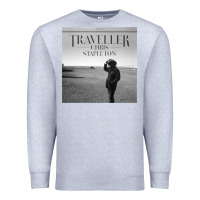 Heather Grey Chris Stapleton traveller Premium Sweatshirt - minhPixels